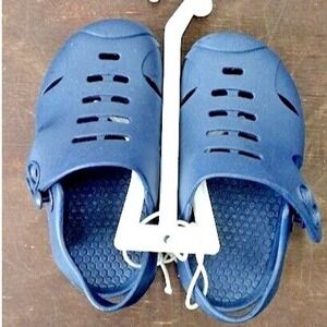 OKABASHI Kids Blue Water Shoes Sandals Clogs Slip On Made in USA